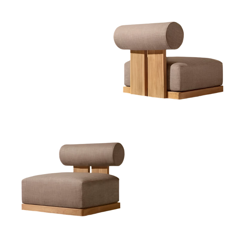 Teakholz Garten-Sofaset – Outdoor Lounge-Möbel mit massivem Teakrahmen