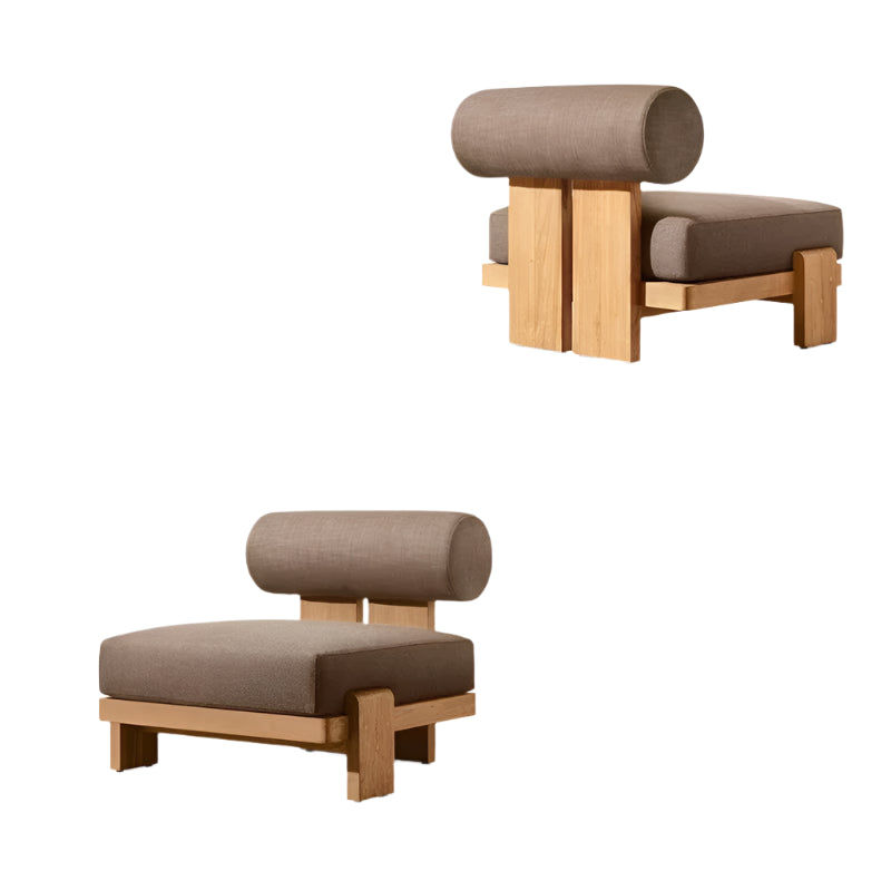 Teakholz Garten-Sofaset – Outdoor Lounge-Möbel mit massivem Teakrahmen