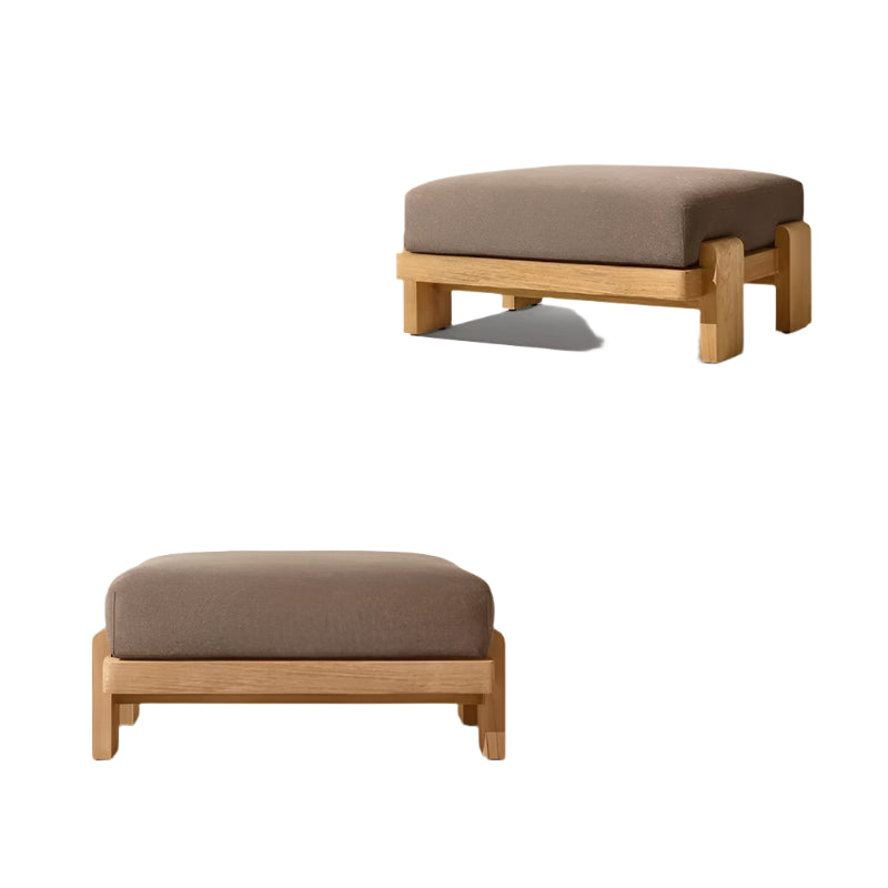 Teakholz Garten-Sofaset – Outdoor Lounge-Möbel mit massivem Teakrahmen