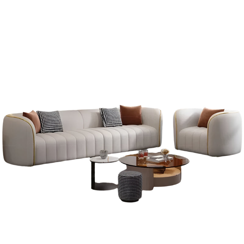 Modernes L-förmiges Wohnzimmer Sofa – Minimalistisches