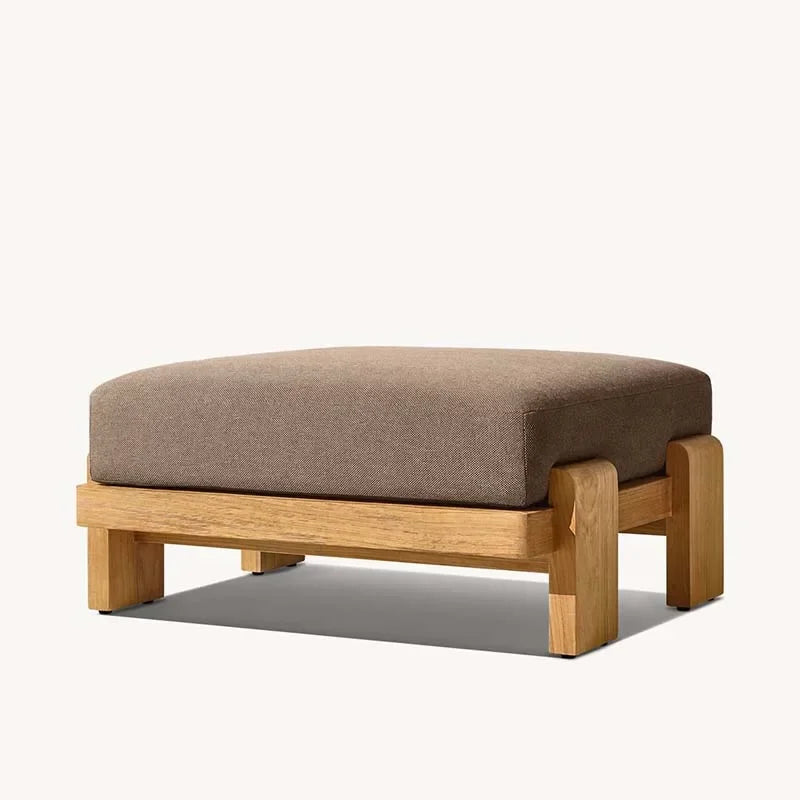 Teakholz Garten-Sofaset – Outdoor Lounge-Möbel mit massivem Teakrahmen