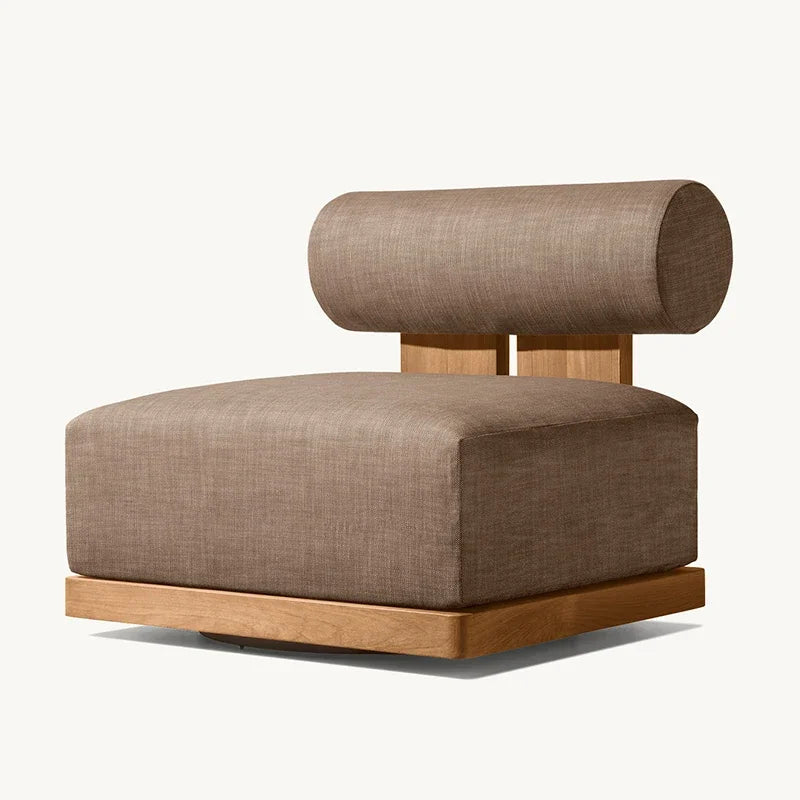 Teakholz Garten-Sofaset – Outdoor Lounge-Möbel mit massivem Teakrahmen