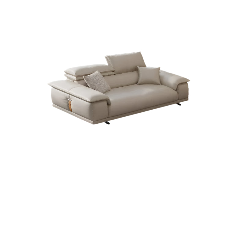 Sofa aus Echtleder – Modernes L-förmiges Wohnzimmer Sofa